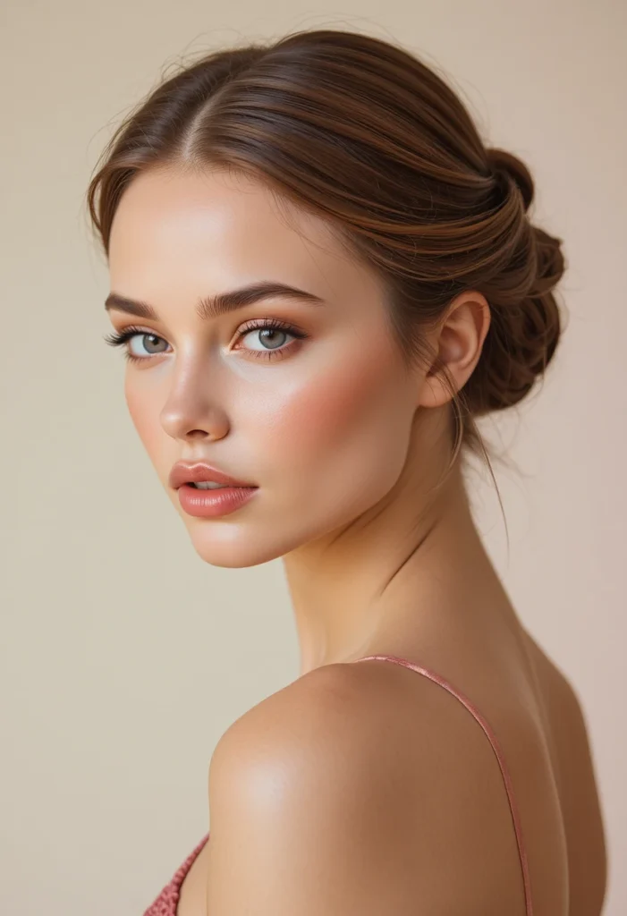 1. Messy Low Bun with Face-Framing Pieces