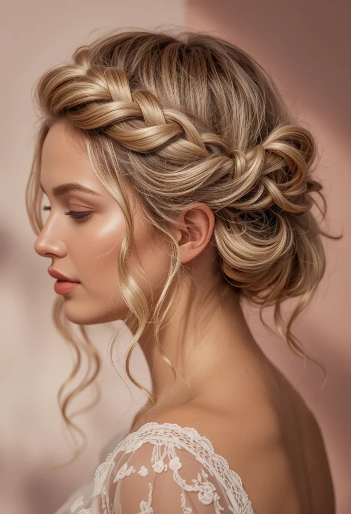 6. Low Ponytail with a Hidden Twist