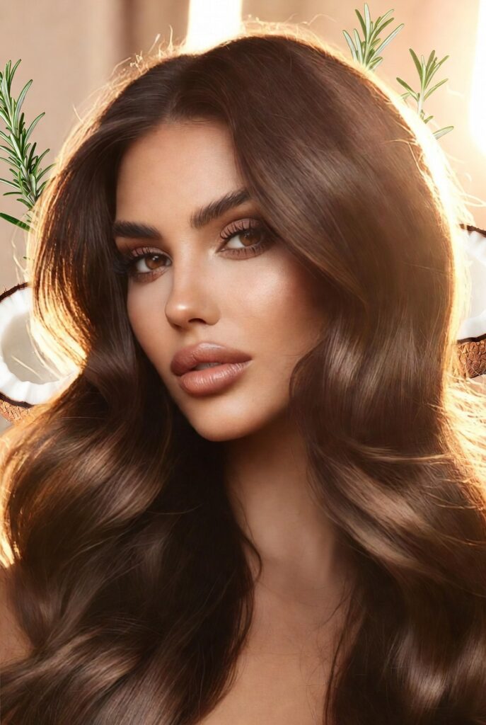 "Natural hair growth tips for faster, thicker, and healthier hair using scalp care, nutrition, and natural oils."