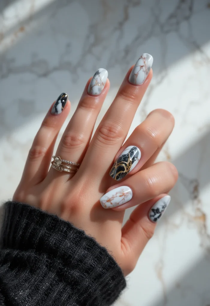 "Beginner nail stamping tutorial showing salon-quality stamped nail art designs using stamping plates, polish, and scraper tools at home."