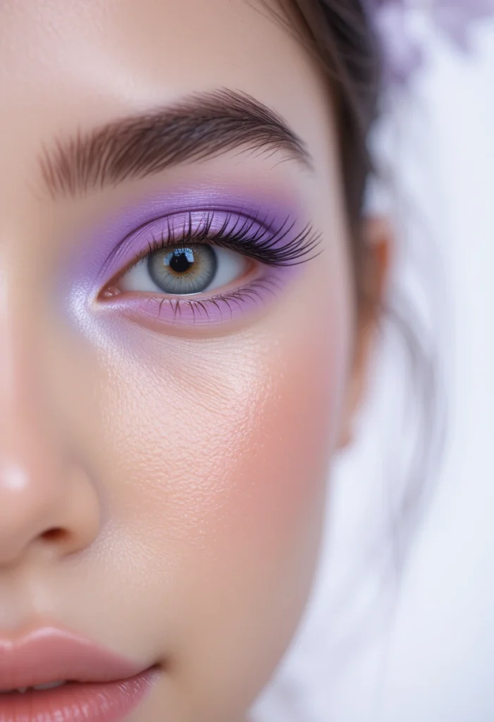 9. Lavender Lid for a Pop of Color