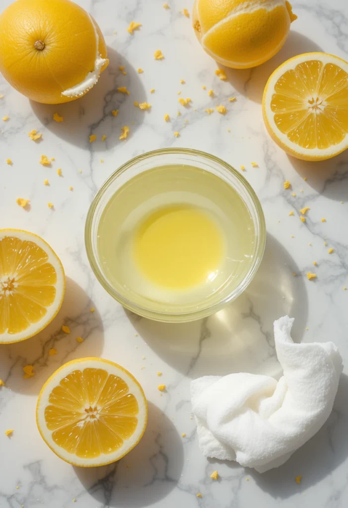 Brighten Dark Spots with Lemon Juice and Water