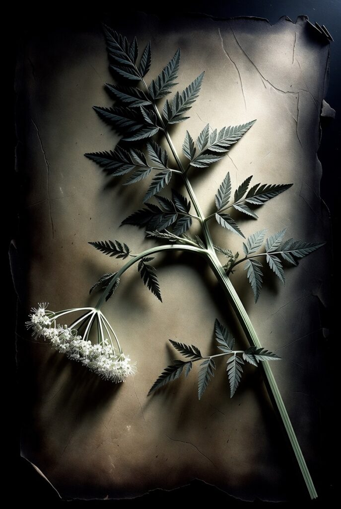 Poison Hemlock Stem Cutting
