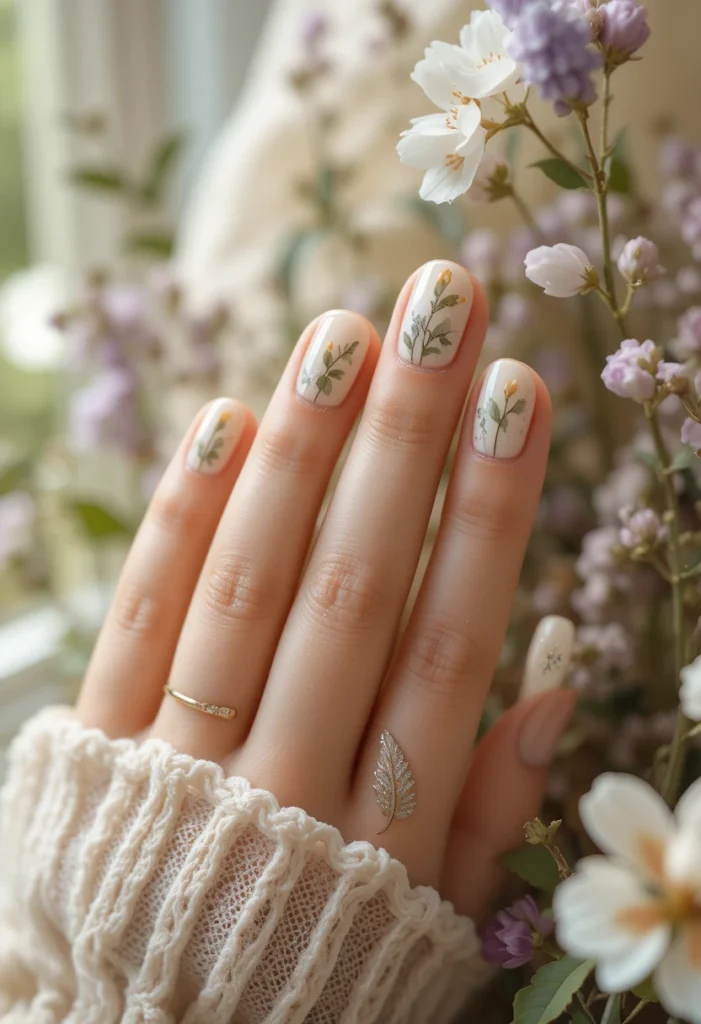 Neutral Beige Botanical Prints