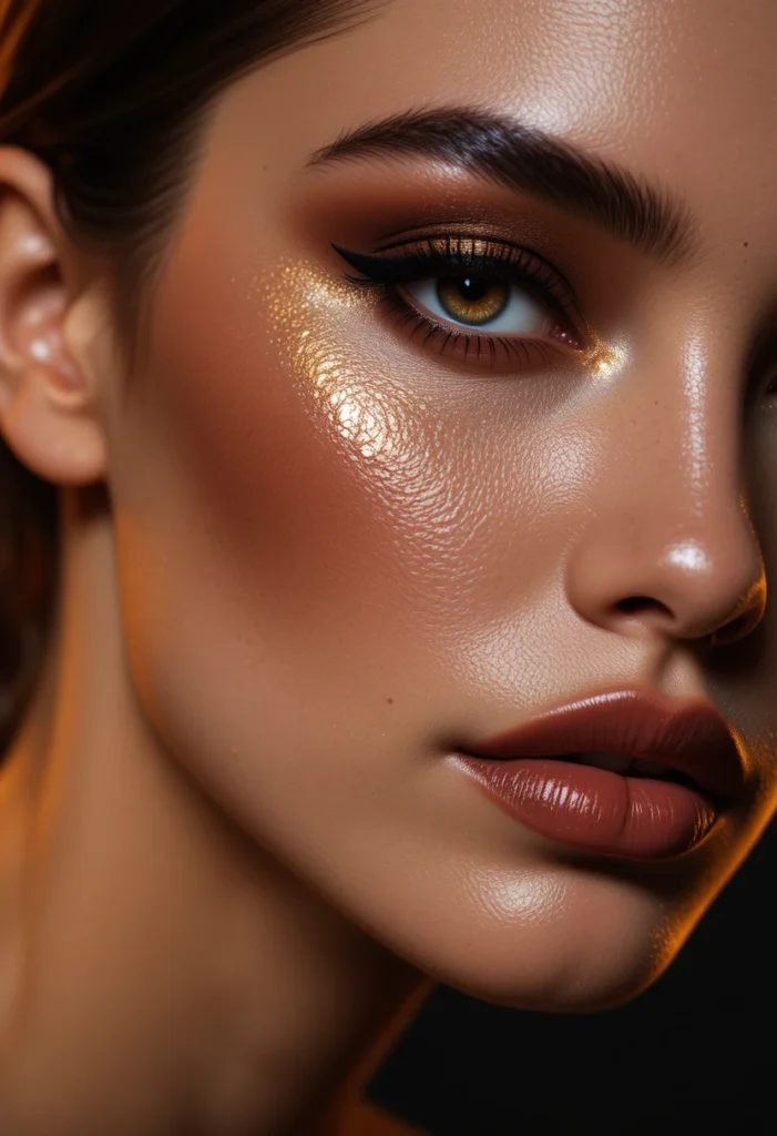 10. Chocolate and Gold Duo