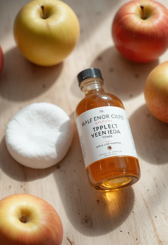 Soothe Acne with Apple Cider Vinegar Toner