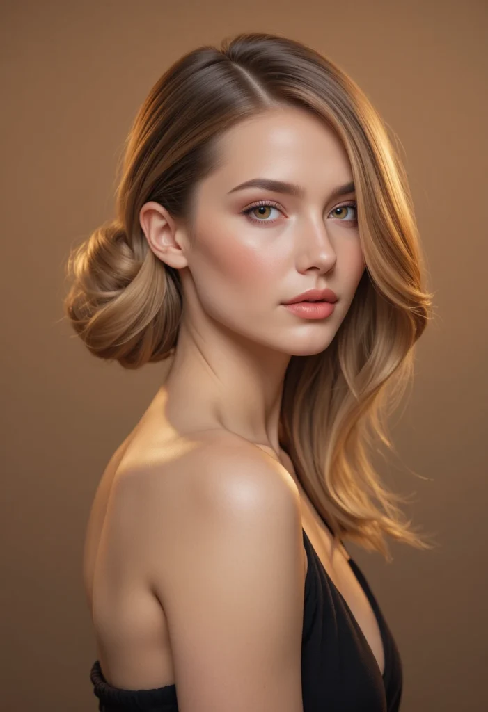 10. Pinched Loop Bun
