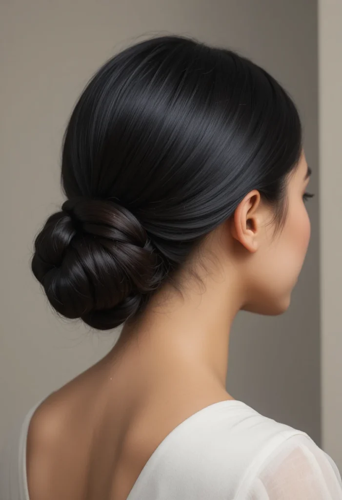 Pineapple Updo for Curl Preservation
