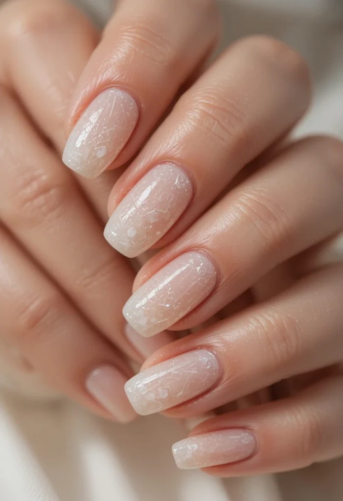 Barely Visible Nail Wrapping for Delicate Texture
