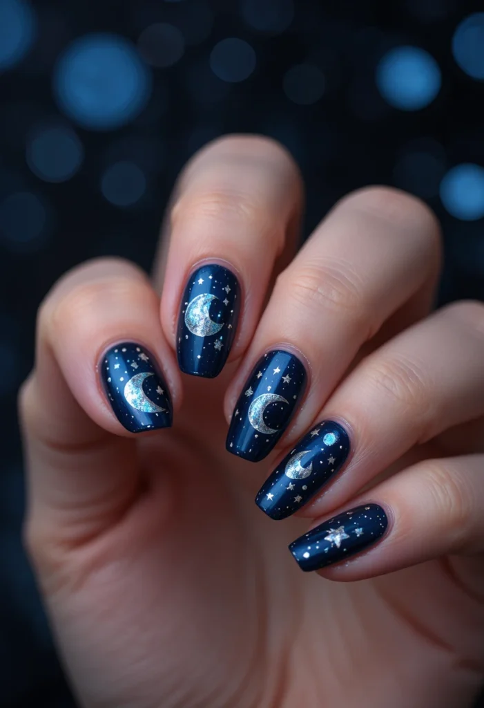 Celestial Moon and Star Stickers