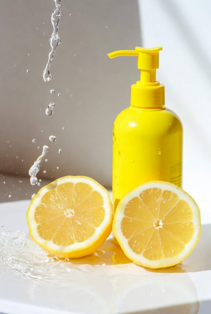 12. Lemon Face Wash for Glowing Skin and Brightness Boost