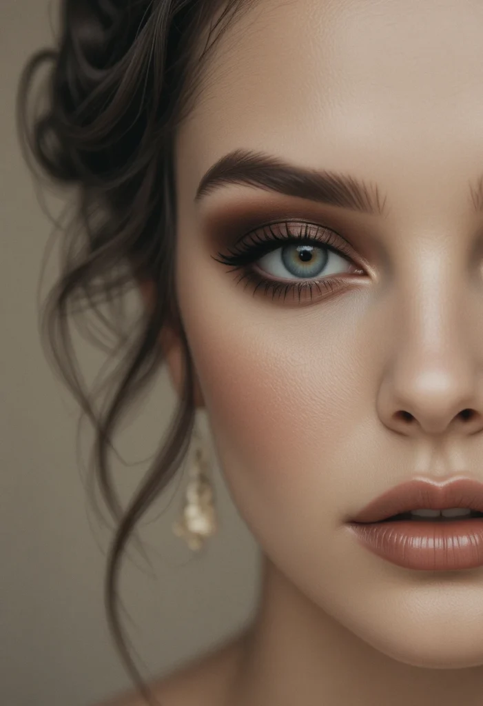 12. Midnight Blue Smokey Eye with Sparkle Top Coat