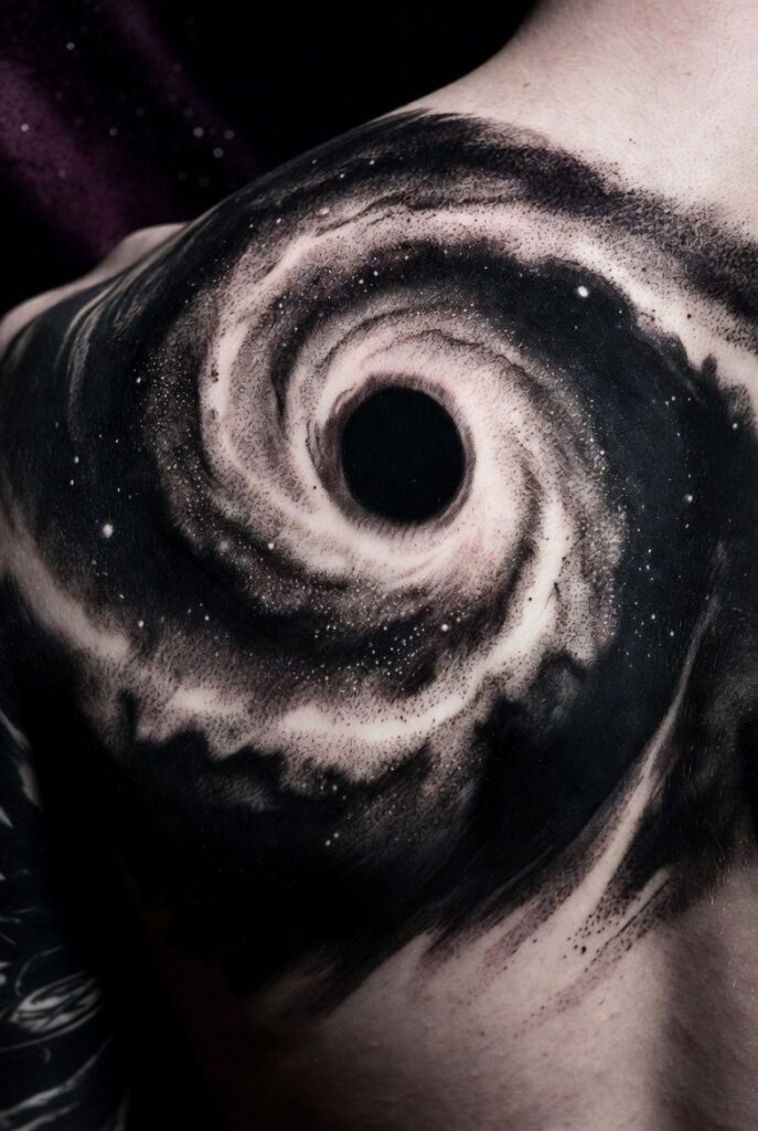12. Dark Galaxy with Black Hole Center