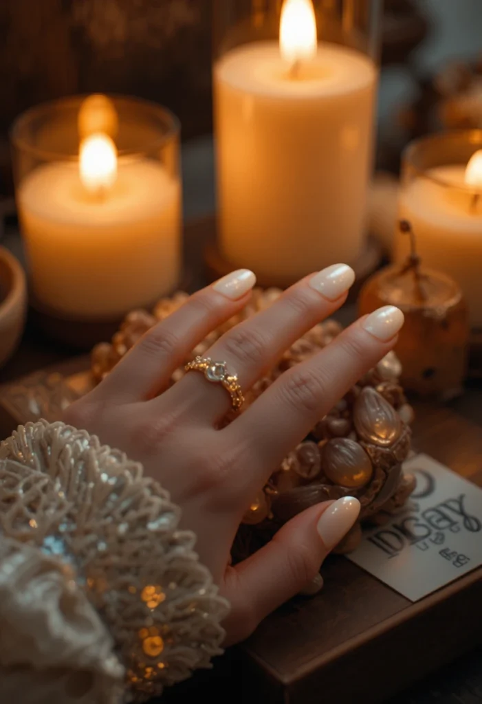 13. Rosé All Day Nails