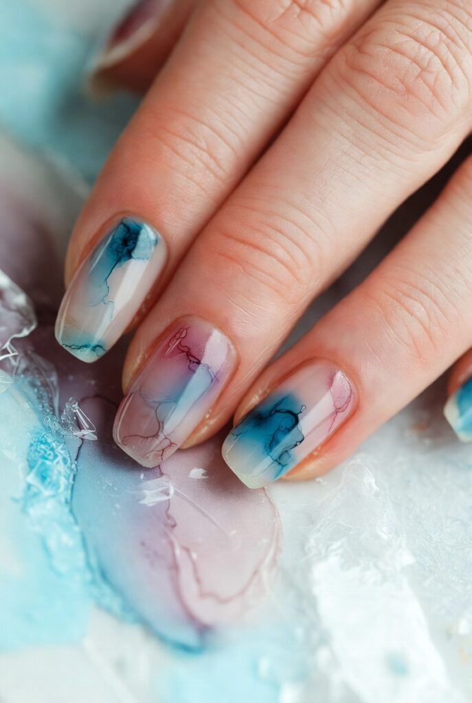 Watercolor Stain with Alcohol
