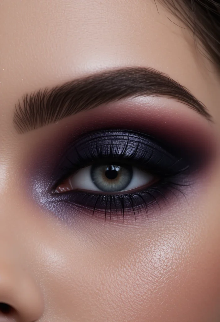 15. Heather Gray and Lavender Waterline Contrast