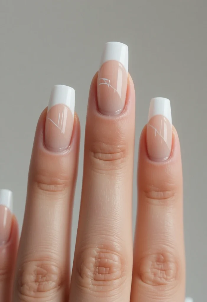 Elegant French Tip Sticker Designs