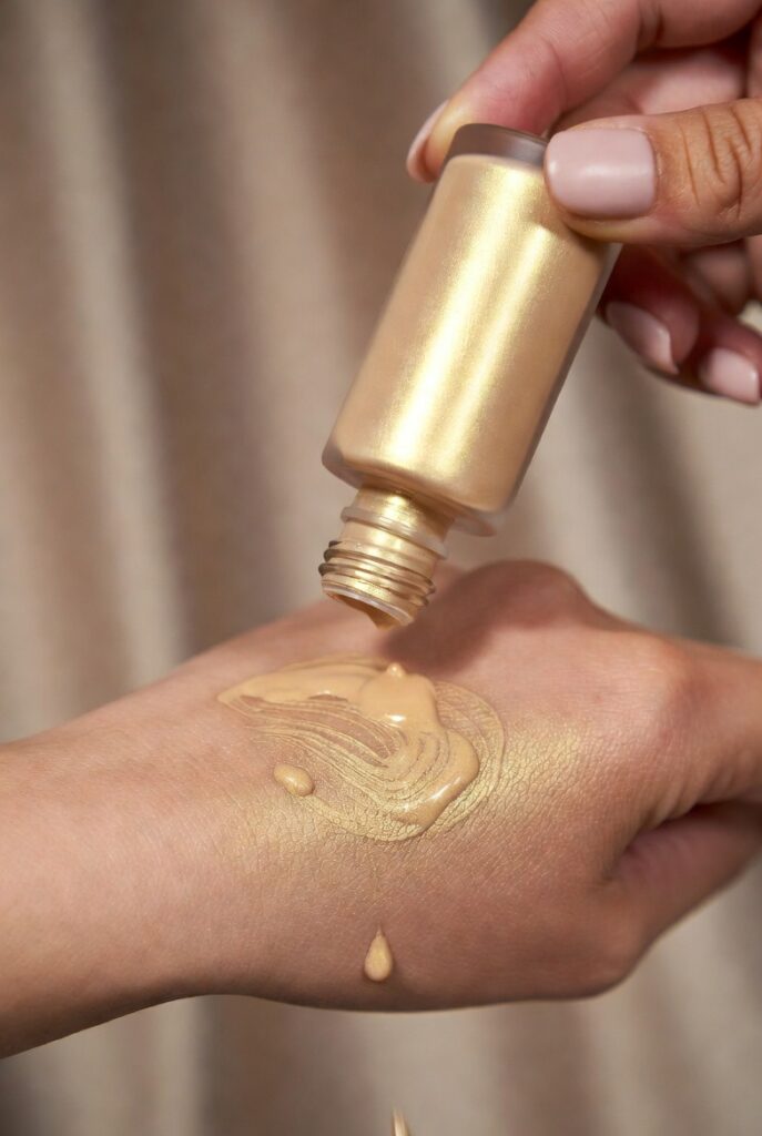 16. Mixing Drops with Foundation for Custom Glow