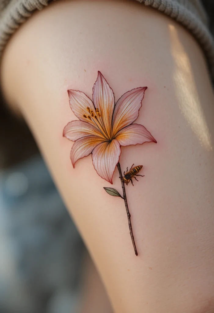 16. Lily with Honeybee on the Knee