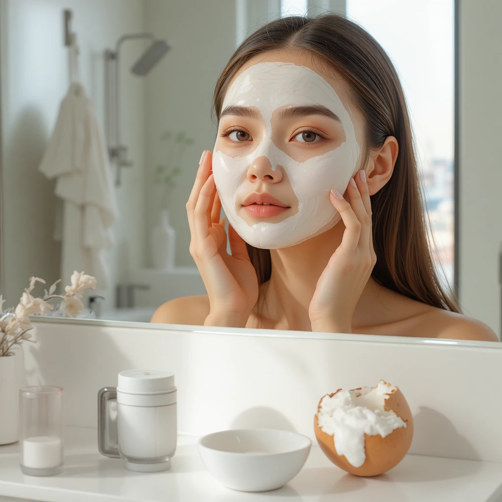 Minimize Pores with Egg White Mask