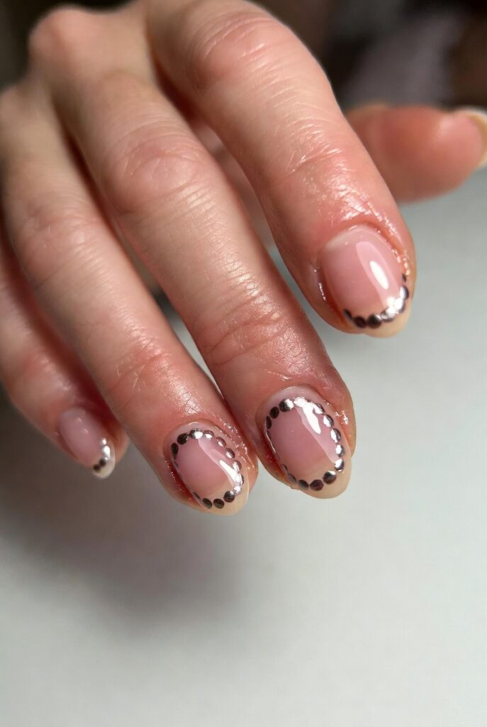 Dotted Arch Over the Smile Line