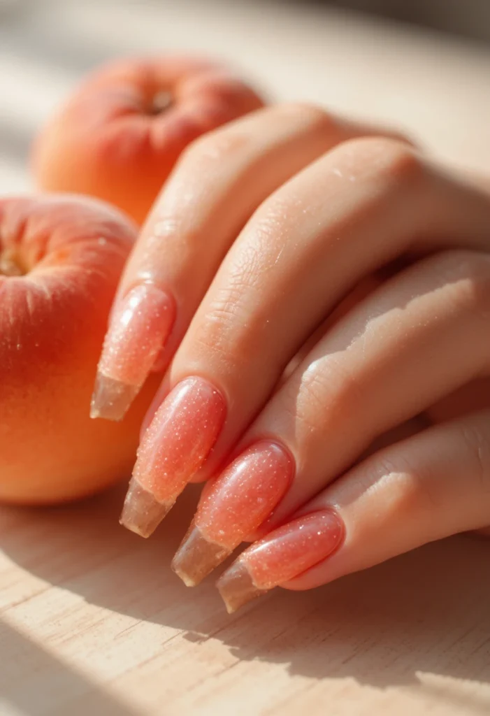 17. Frosted Heather Nails
