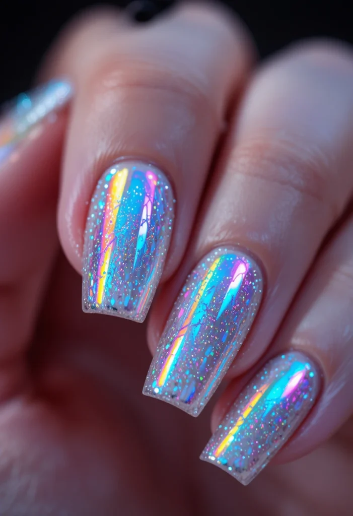 Holographic Shimmer Stickers