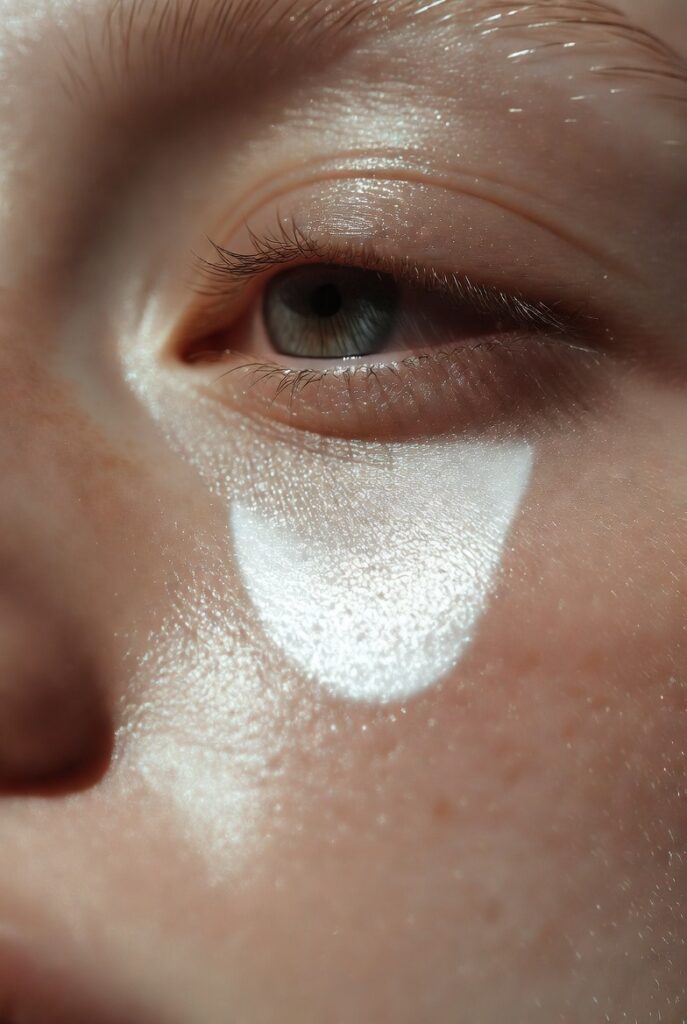 18. Highlighter as an Inner Corner Eye Teardrop