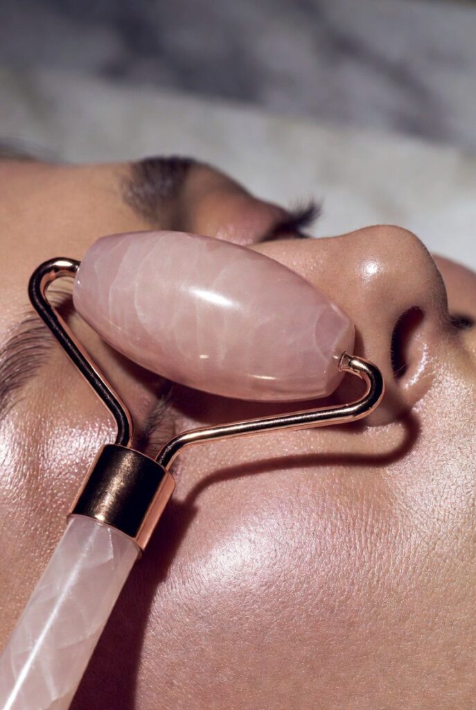 18. Use a Jade Roller After Foundation to Melt Everything Together
