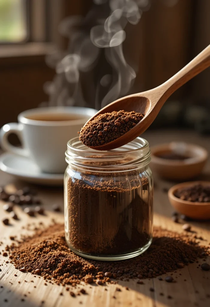 Boost Collagen with a Coffee Ground Scrub