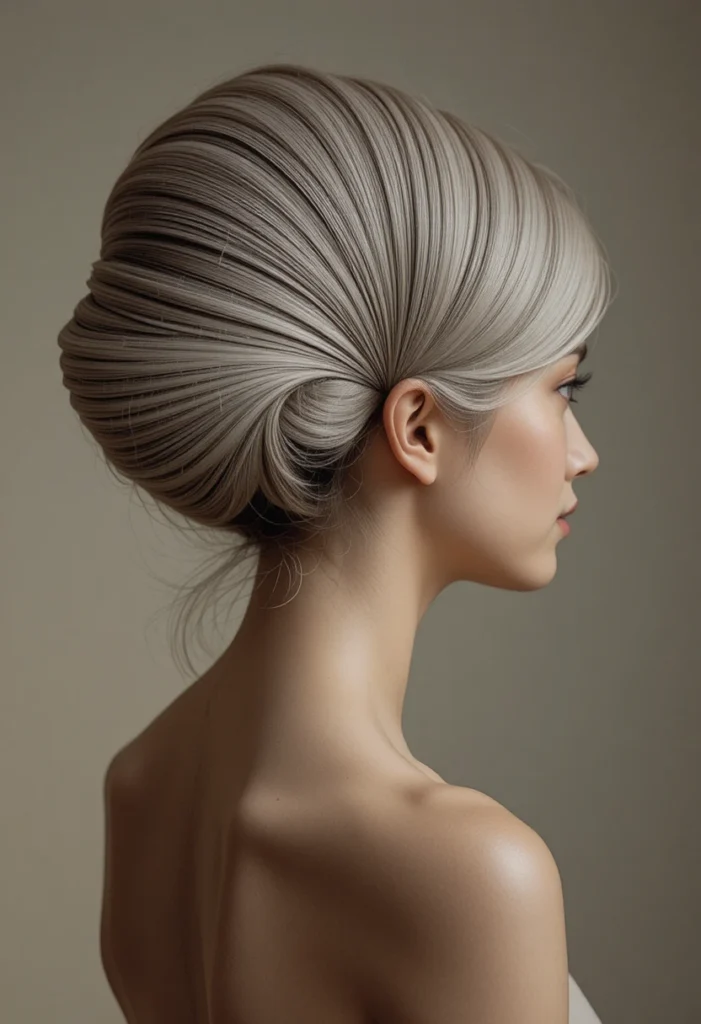 19. Twisted Mini Rolls Along the Hairline