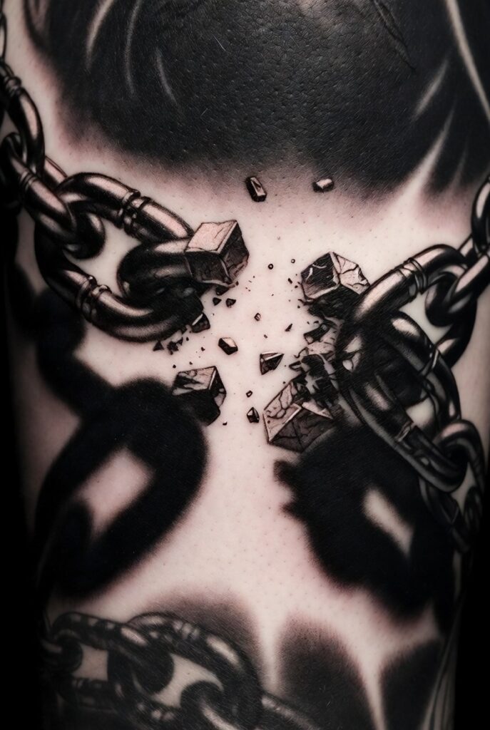 19. Broken Chain with Heavy Shadows