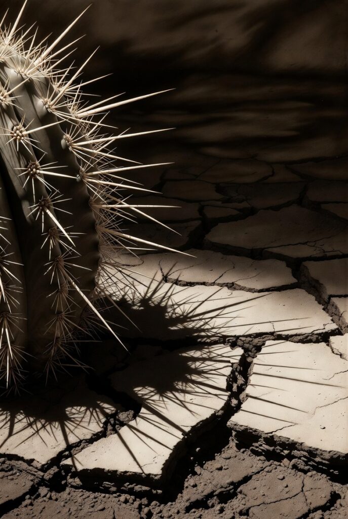 Cactus with Barbed Shadows