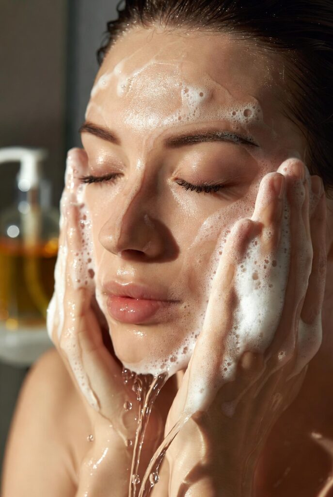 20. End Your Day With a Double Cleanse to Remove Every Trace of Foundation