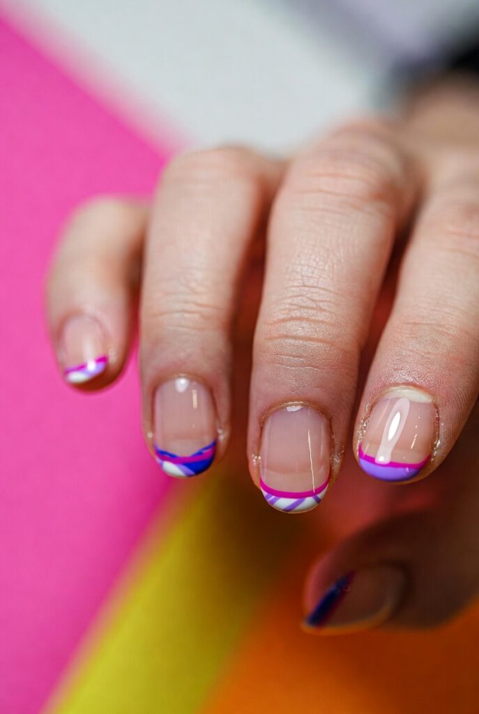 Colored French with a Sharpie