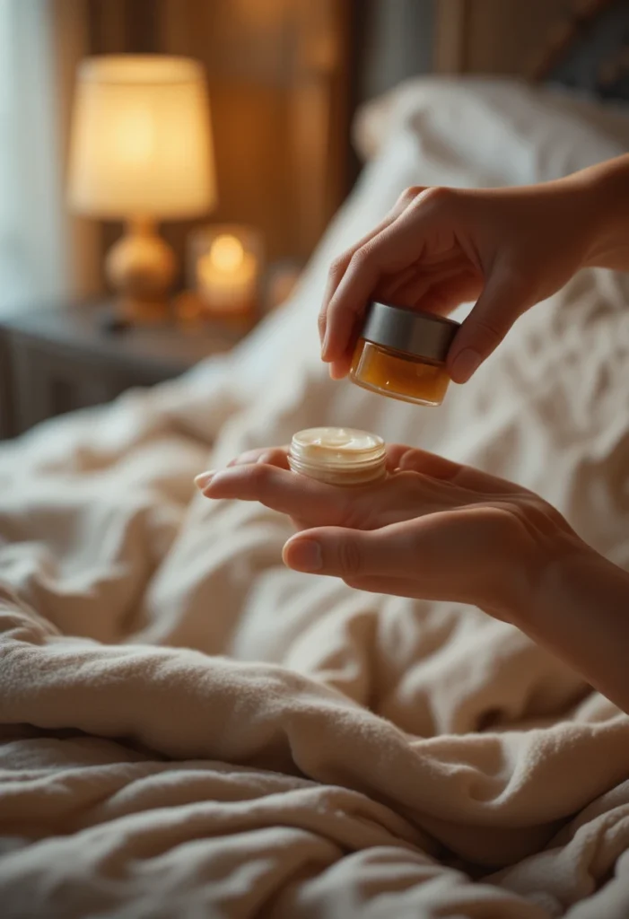 Applying Cuticle Cream Nightly