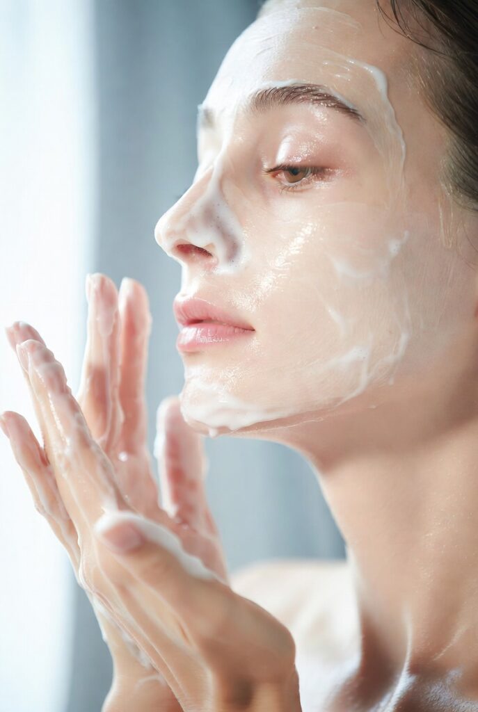 23. Milky Jelly Cleanser as a Dewy Prep