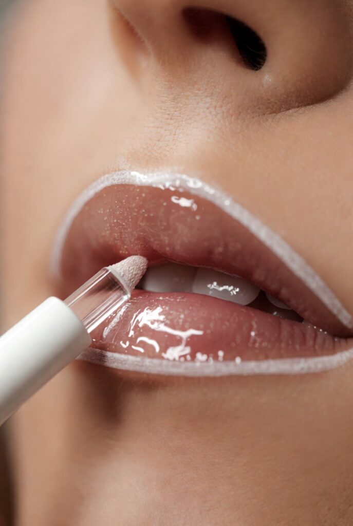 23. Clear Lip Liner to Prevent Feathering