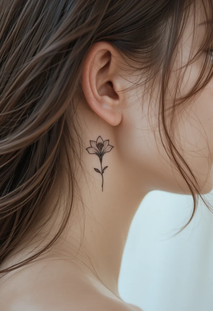 24. Negative Space Bouquet on the Side Torso