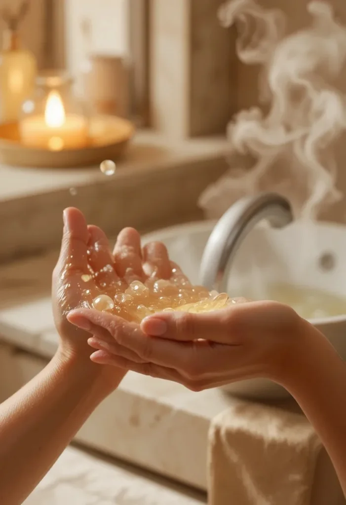 Korean Skincare Routine Oil Cleansing to Dissolve Impurities