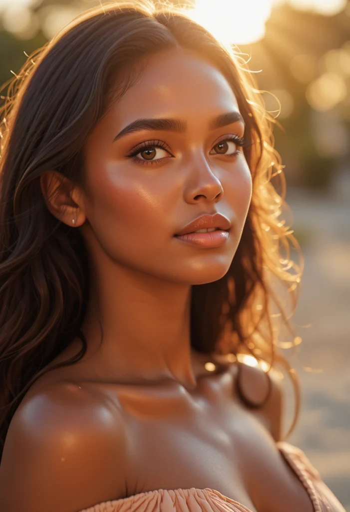 Natural Makeup  Soft Bronzed Glow