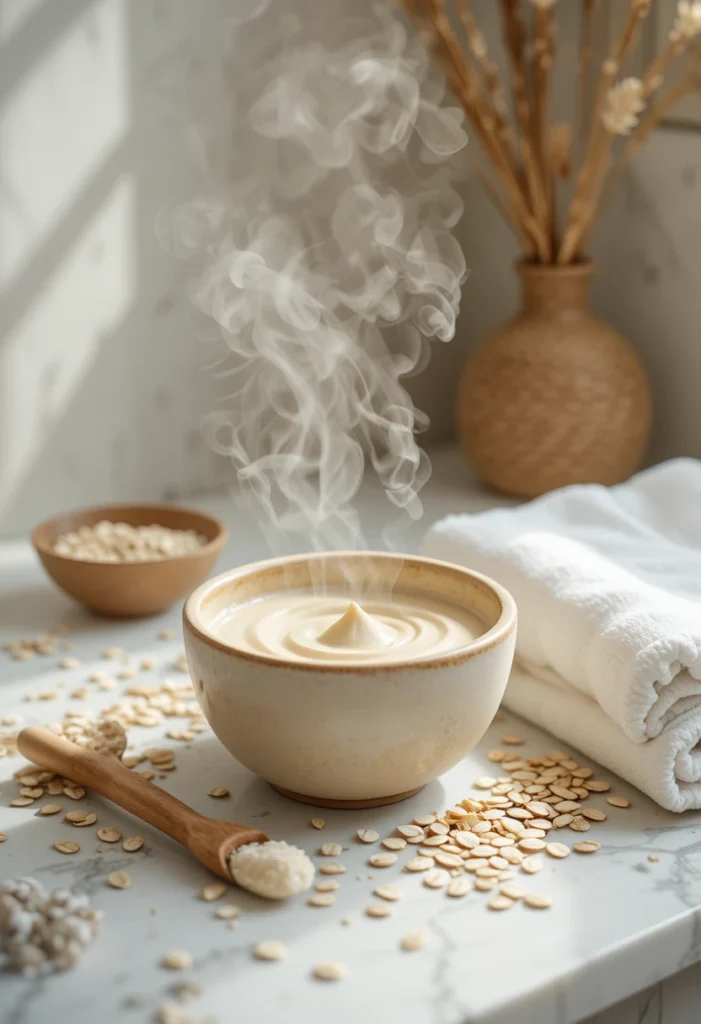 Use Oatmeal as a Soothing Face Mask