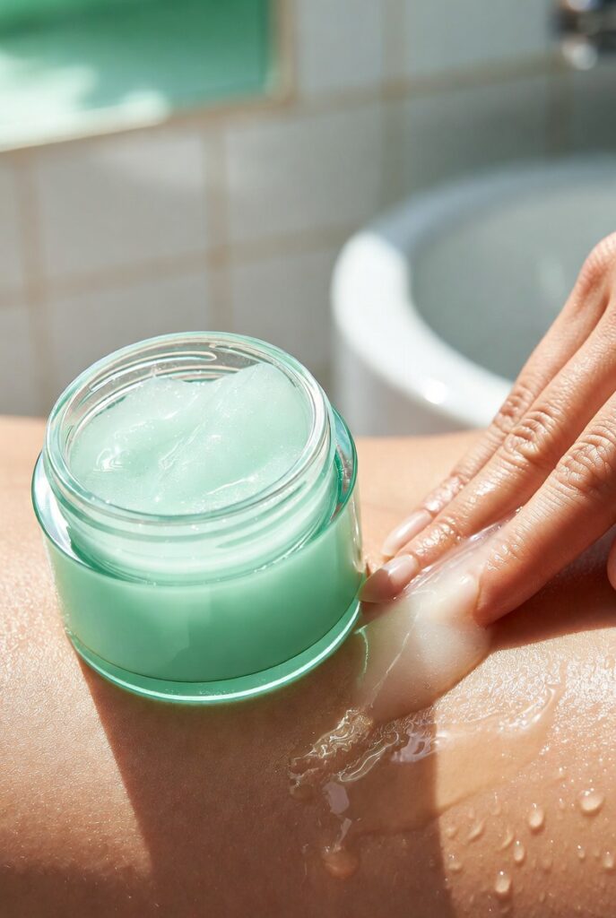 3. Seal Hydration With a Lightweight, Water‑Based Gel Moisturizer