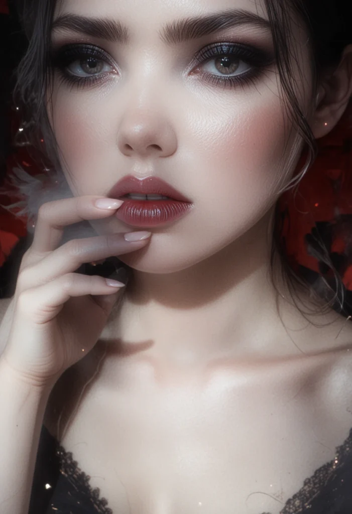 4. Silver Moonlight Cut Crease with Deep Violet Shadow
