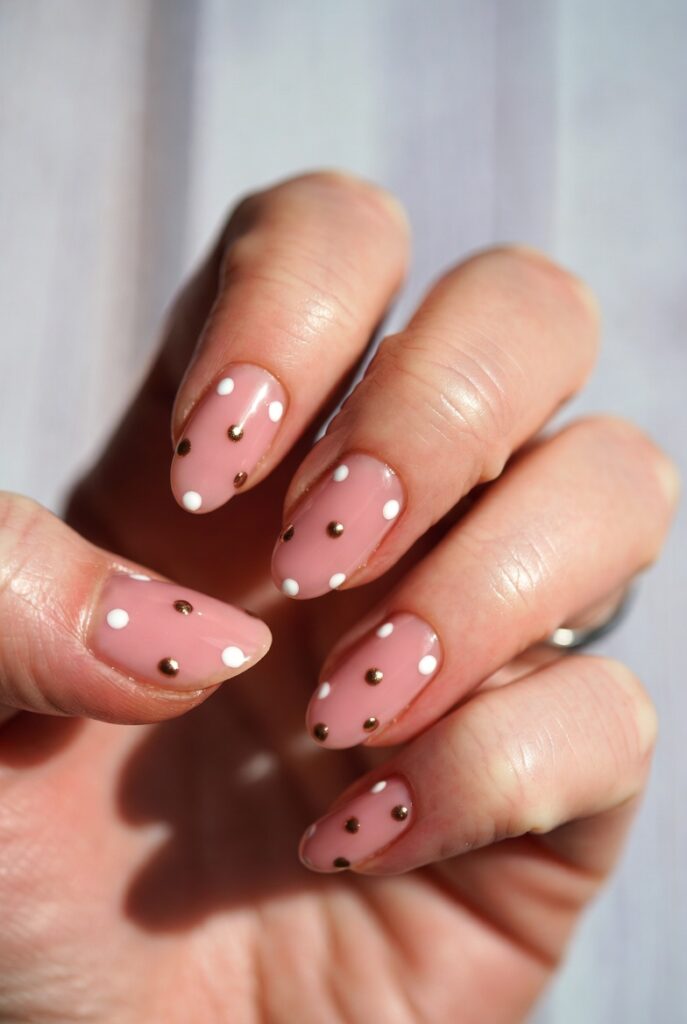 Polka Dots Using a Bobby Pin