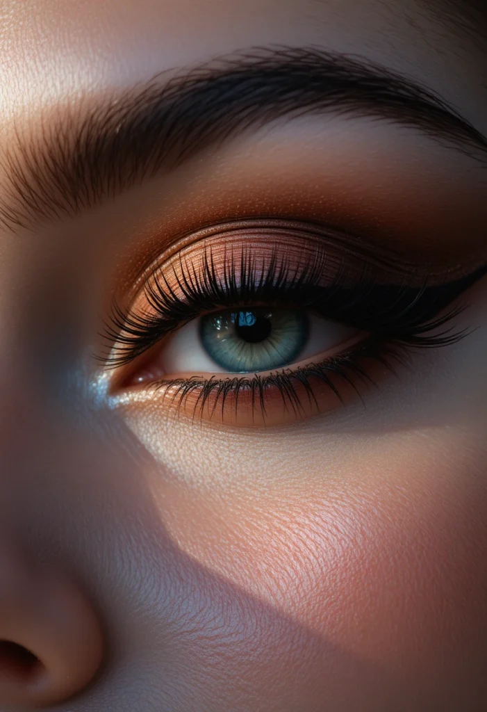 4. Cat Eye Mapping: Lifted Outer Corners for a Foxy Allure