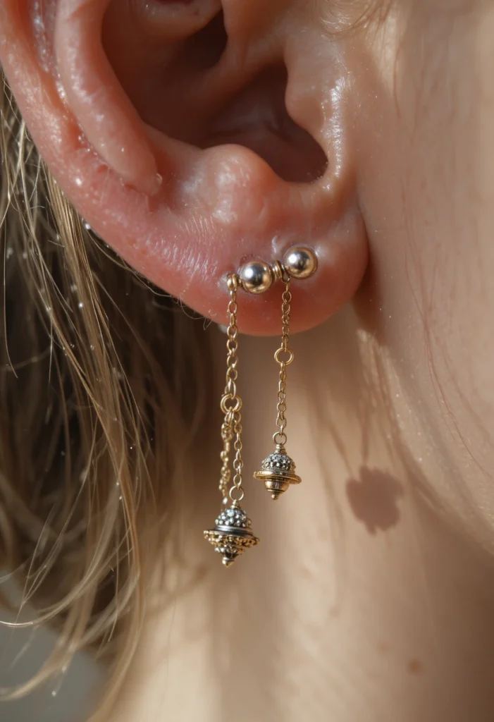4. Tiny Charm Chain Connector