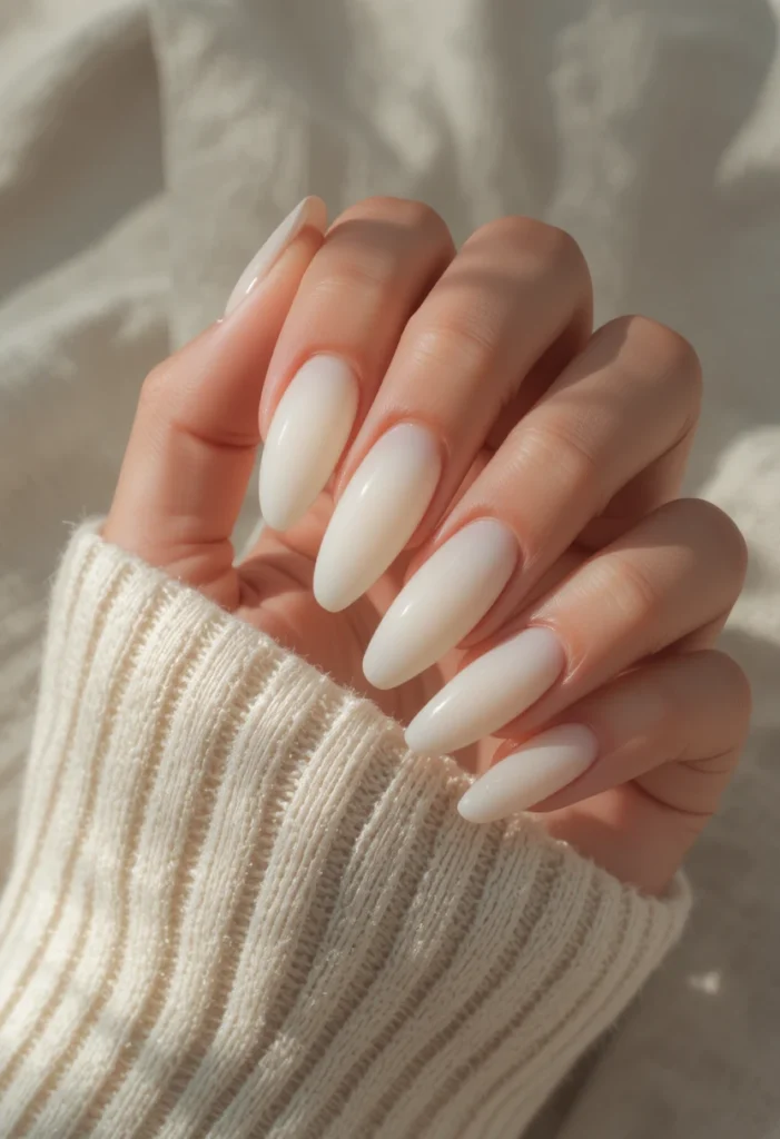 4. Milky White Almond
