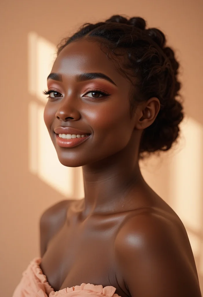 4. Monochromatic Peach Tones