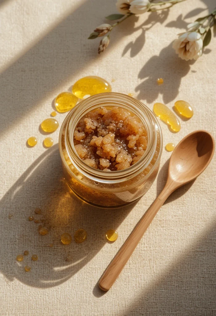 Exfoliate with Brown Sugar and Olive Oil